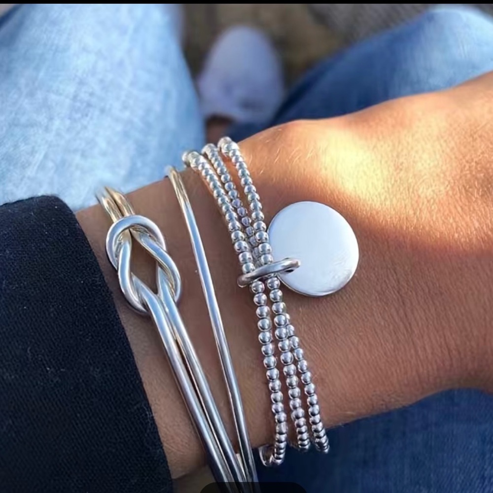 Silver Bracelet Set of 3 nwt